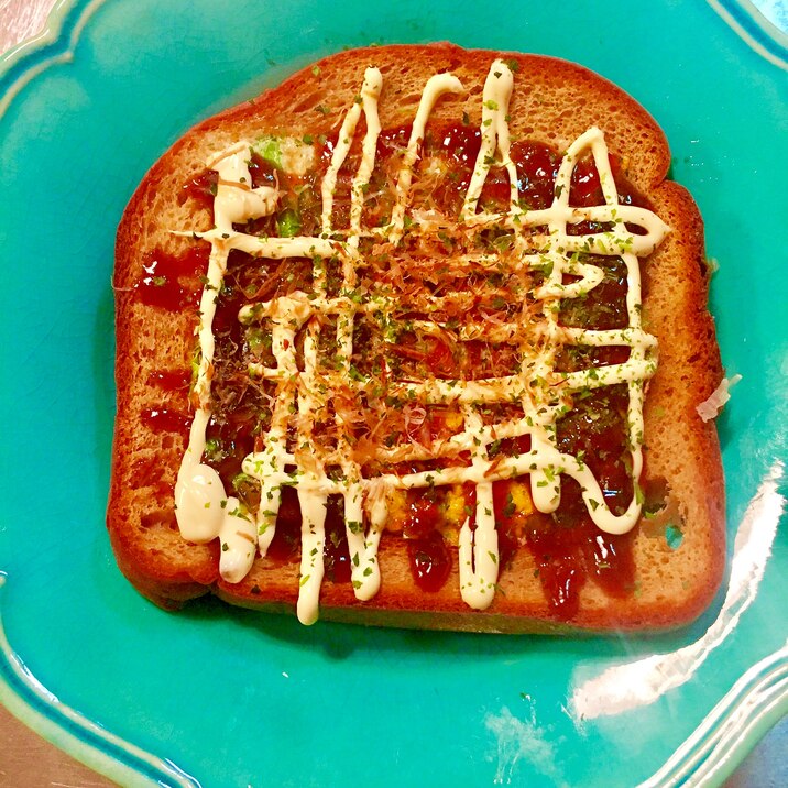 ブランパンdeお好み焼トースト